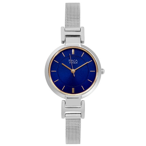 Đồng hồ TITAN 29 mm Nữ 2608SM02 Màu Bạc