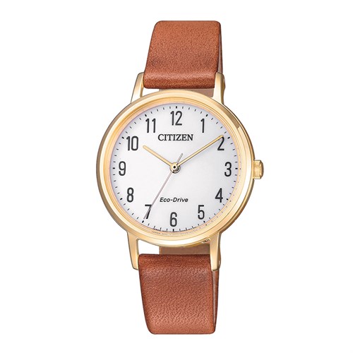 Đồng hồ CITIZEN 30 mm Nữ EM0578-17A Màu Nâu