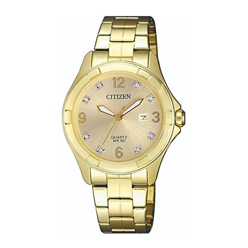 Đồng hồ CITIZEN 32 mm Nữ EU6082-52P Màu Vàng