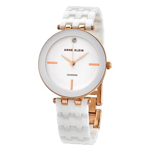 Đồng hồ ANNE KLEIN 34 mm Nữ AK/3310WTRG Màu Trắng