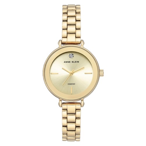 Đồng hồ ANNE KLEIN 30 mm Nữ AK/3386CHGB Màu Vàng