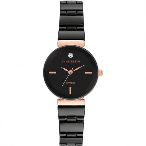 Đồng hồ ANNE KLEIN 28 mm Nữ AK/3392BKRG Màu Đen