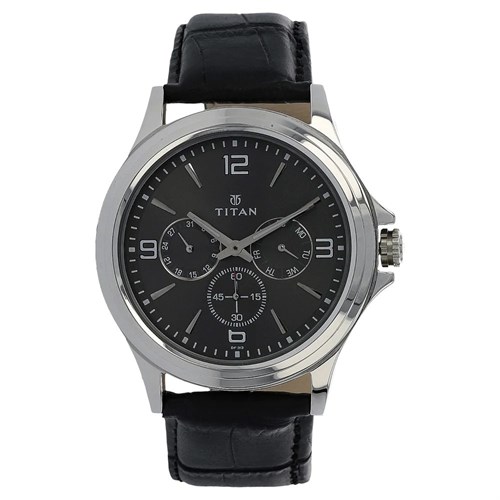 Đồng hồ TITAN 43 mm Nam 1698SL02 Màu Đen