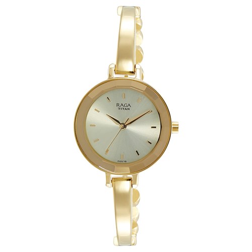 Đồng hồ TITAN 36.5 mm Nữ 2575YM01 Màu Vàng