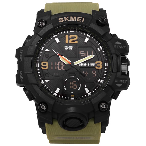 Đồng hồ Nam Skmei SK-1155B - Xanh Quân Đội