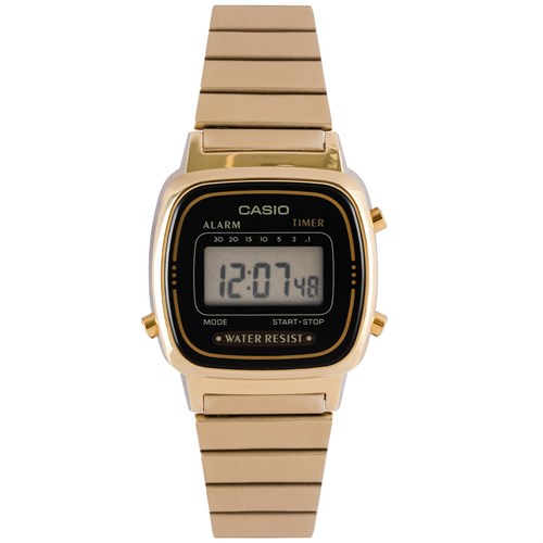 Đồng hồ CASIO 24 mm Nữ LA670WGA-1DF Màu Vàng