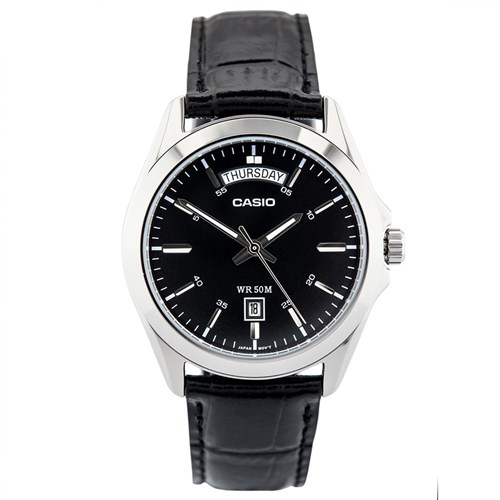 Đồng hồ CASIO 39.8 mm Nam MTP-1370L-1AVDF Màu Đen