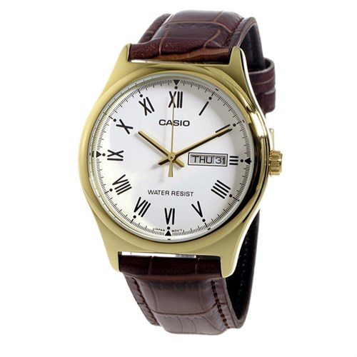 Đồng hồ CASIO 38 mm Nam MTP-V006GL-7BUDF Màu Nâu