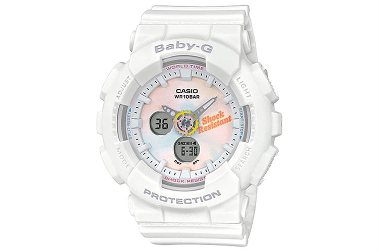 Đồng hồ BABY-G 43.4 mm Nữ BA-120T-7ADR Màu Trắng