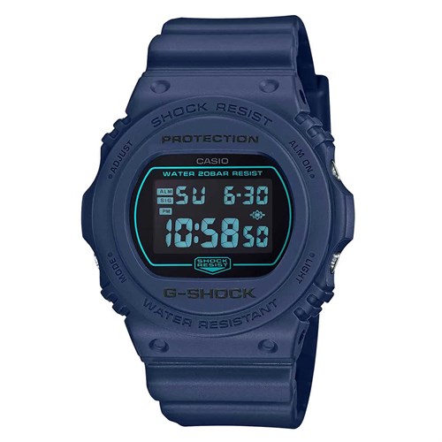 Đồng hồ G-SHOCK 45.4 mm Nam DW-5700BBM-2DR Màu Xanh Dương