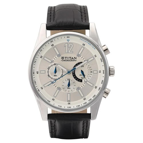 Đồng hồ TITAN 44 mm Nam 9322SL02 Màu Đen