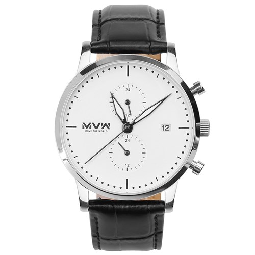 Đồng hồ MVW 42 mm Nam ML008-01 Màu Đen