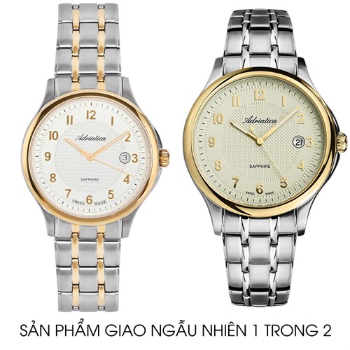 Đồng hồ ADRIATICA 41 mm Nam A1272.2121Q Màu Bạc