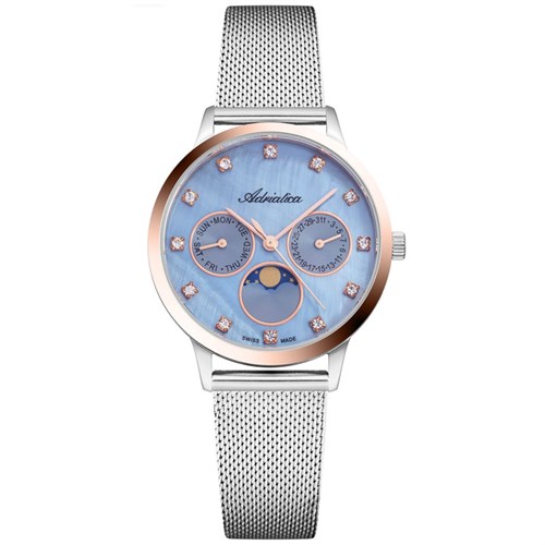 Đồng hồ ADRIATICA 34 mm Nữ A3174.R14ZQF Màu Bạc
