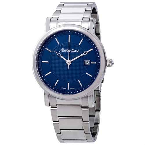 Đồng hồ MATHEY TISSOT City Metal 42 mm Nam HB611251MABU Màu Bạc