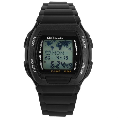 Đồng hồ Q&Q 40 mm Nam MMW3P101Y Màu Đen