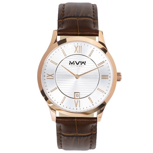 Đồng hồ MVW 40 mm Nam ML018-01 Màu Nâu