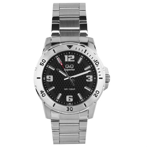 Đồng hồ Q&Q 42 mm Nam S372J205Y Màu Bạc