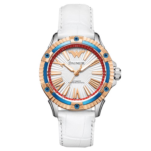 Đồng hồ Nữ Daumier Wonder Woman DM-JLW008.WRTN.1RNI.S.M - Cơ tự động Màu Trắng
