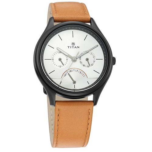 Đồng hồ TITAN 48 mm Nam 1803NL01 Màu Nâu