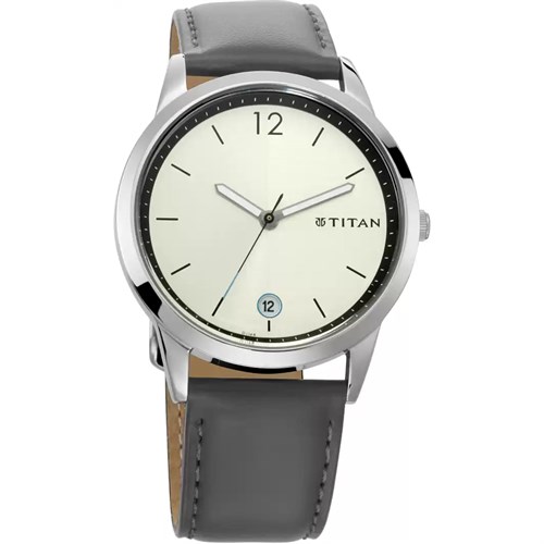 Đồng hồ TITAN 48 mm Nam 1806SL03 Màu Xám