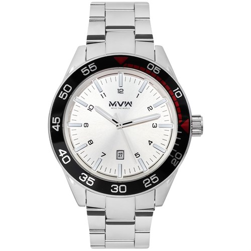 Đồng hồ MVW 45 mm Nam MS021-01 Màu Bạc