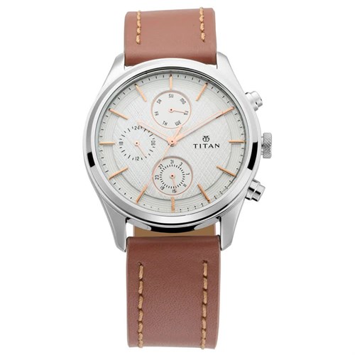 Đồng hồ TITAN Neo IV 42 mm Nam 1805SL01 Màu Nâu