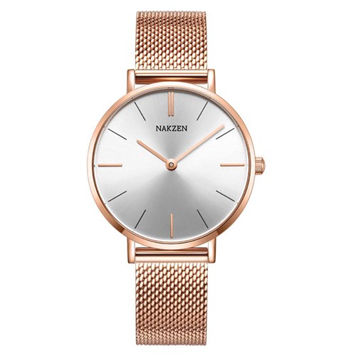 Đồng hồ NAKZEN Hoa & Gió 32 mm Nữ SS9001LRE-7NO Màu Vàng Hồng