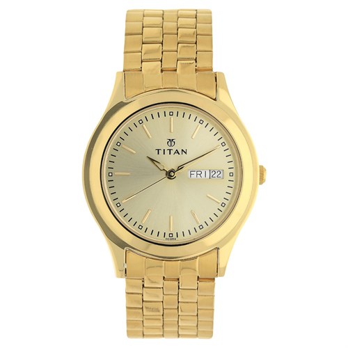 Đồng hồ TITAN 35 mm Nam 1648YM05 Màu Vàng