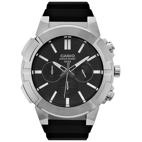 Đồng hồ CASIO 44 mm Nam MTP-E500-1AVDF Màu Đen