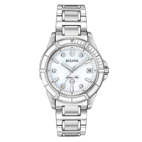 Đồng hồ BULOVA 34 mm Nữ 96P201 Màu Bạc