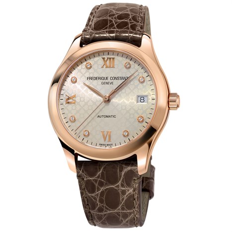 Đồng hồ FREDERIQUE CONSTANT Ladies Automatic 36 mm Nữ FC-303LGD3B4 Màu Nâu