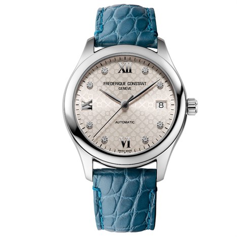 Đồng hồ FREDERIQUE CONSTANT Ladies Automatic 36 mm Nữ FC-303LGD3B6 Màu Xanh dương nhạt