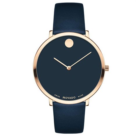 Đồng hồ MOVADO 35 mm Nữ 0607390 Màu Xanh đen
