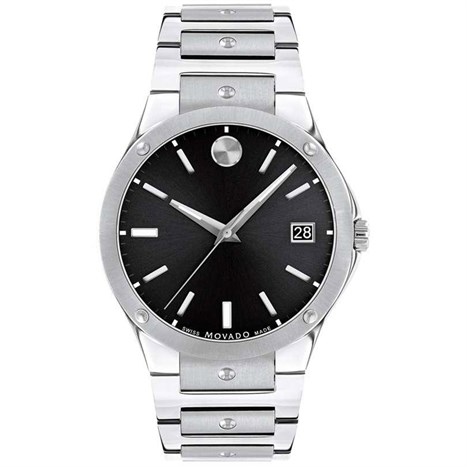 Đồng hồ MOVADO 41 mm Nam 0607541 Màu Bạc