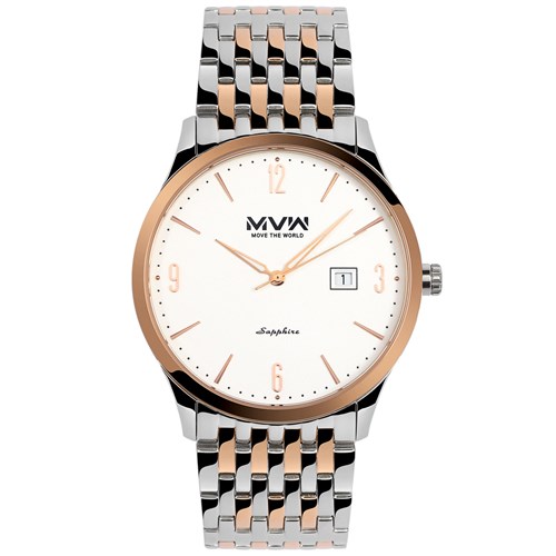 Đồng hồ MVW 40 mm Nam MS067-01 Màu Bạc