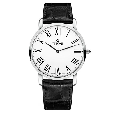 Đồng hồ TITONI 38 mm Nam TQ52918 S-ST-584 Màu Đen