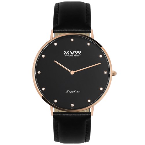Đồng hồ MVW 42 mm Nam ML053-01 Màu Đen