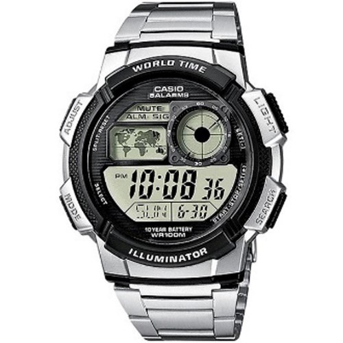 Đồng hồ CASIO 43.5 mm Nam AE-1000WD-1AVDF Màu Bạc