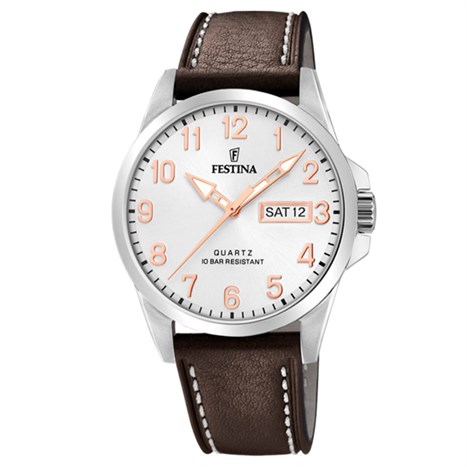 Đồng hồ FESTINA 41 mm Nam F20358/A Màu Nâu
