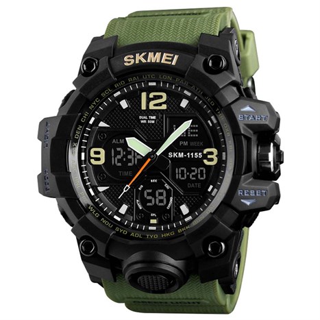 Đồng hồ SKMEI 55 mm Trẻ em 1155BAG Màu Xanh lá