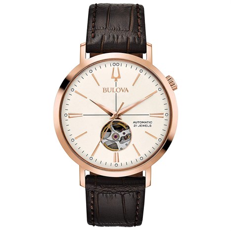 Đồng hồ BULOVA 41 mm Nam 97A136 Màu Nâu