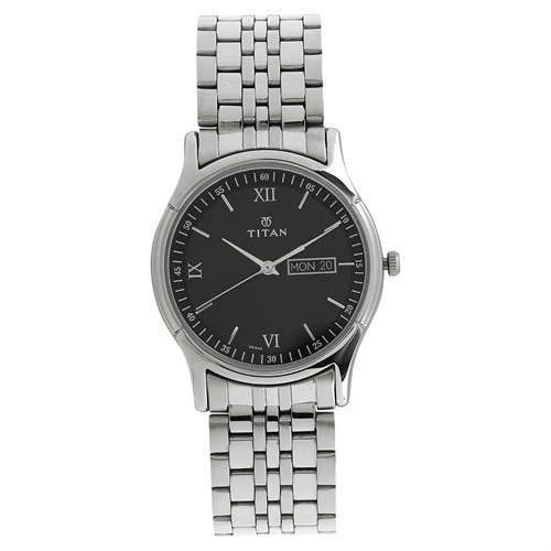 Đồng hồ TITAN 37 mm Nam 1636SM01 Màu Bạc