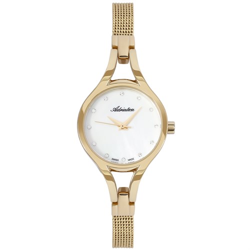 Đồng hồ ADRIATICA 24 mm Nữ A3508.114FQ Màu Vàng