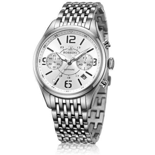 Đồng hồ ROSSINI 42 mm Nam 6659W01A Màu Bạc