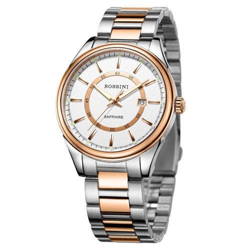 Đồng hồ ROSSINI 41 mm Nam 6577T01A Màu Bạc