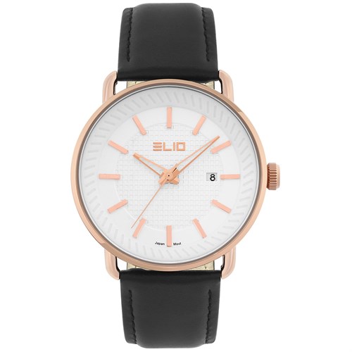 Đồng hồ ELIO 43 mm Nam EL106-01 Màu Đen