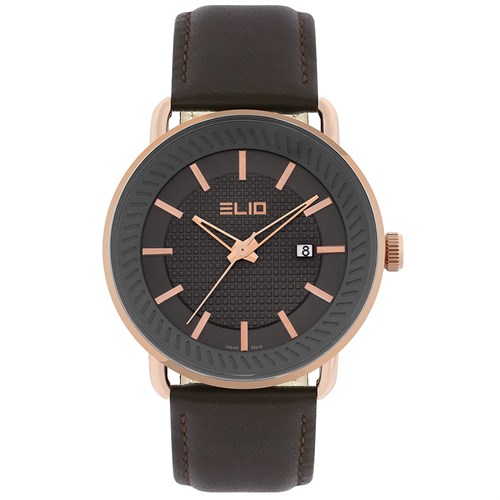 Đồng hồ ELIO 43 mm Nam EL106-02 Màu Nâu