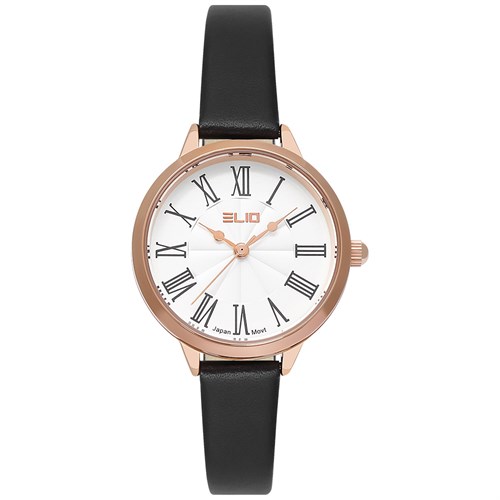 Đồng hồ ELIO 28 mm Nữ EL112-01 Màu Đen