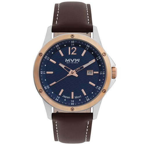 Đồng hồ MVW 42 mm Nam ML069-03 Màu Nâu